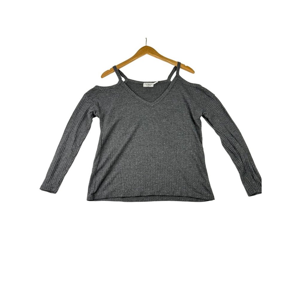 UO Out Fromβ Under Cold Shoulder Top sz XS Gray